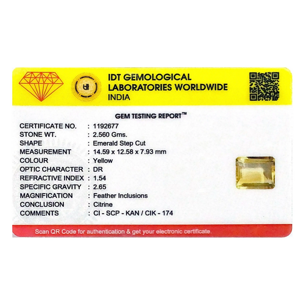 Citrine - 12.8 Carat