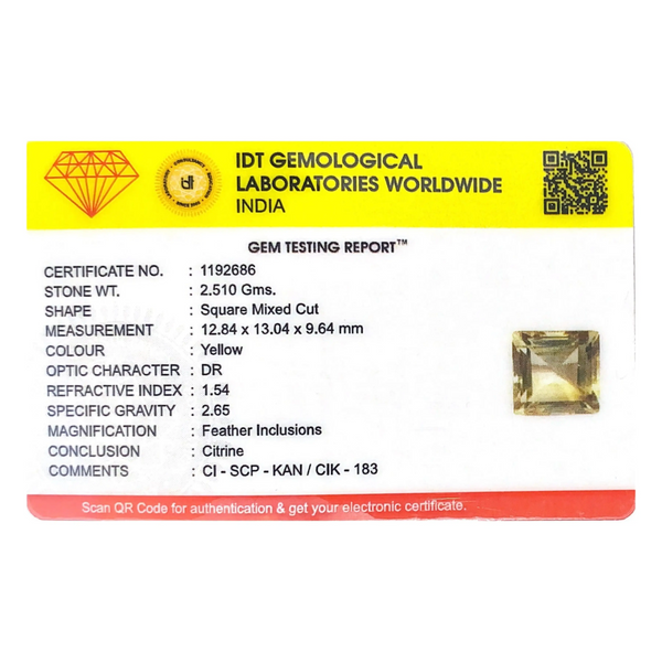 Citrine - 12.55 Carat