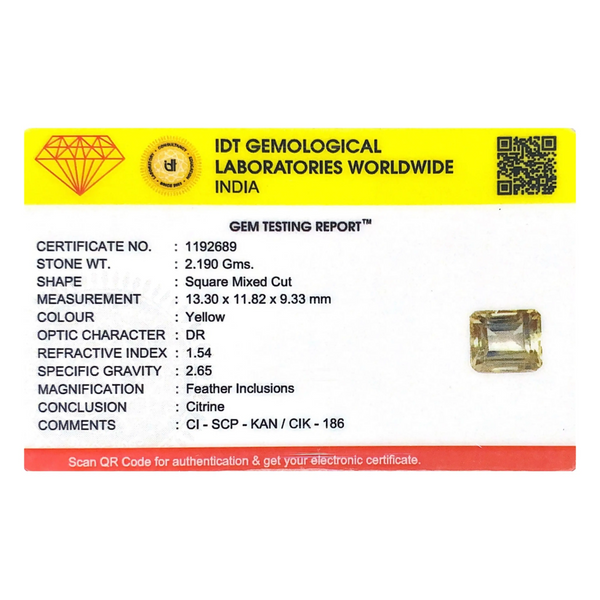 Citrine - 10.95 Carat