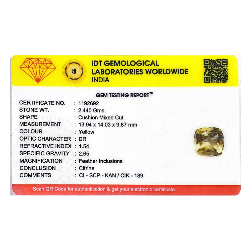 Citrine - 12.2 Carat