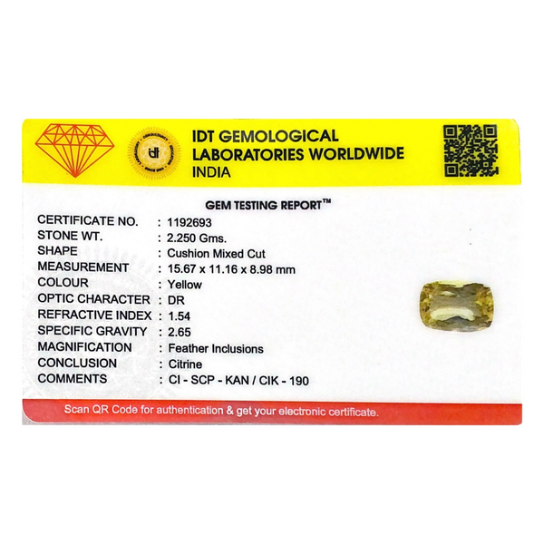 Citrine - 11.25 Carat