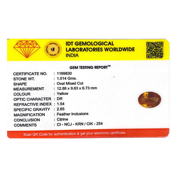 Citrine - 5.07 Carat