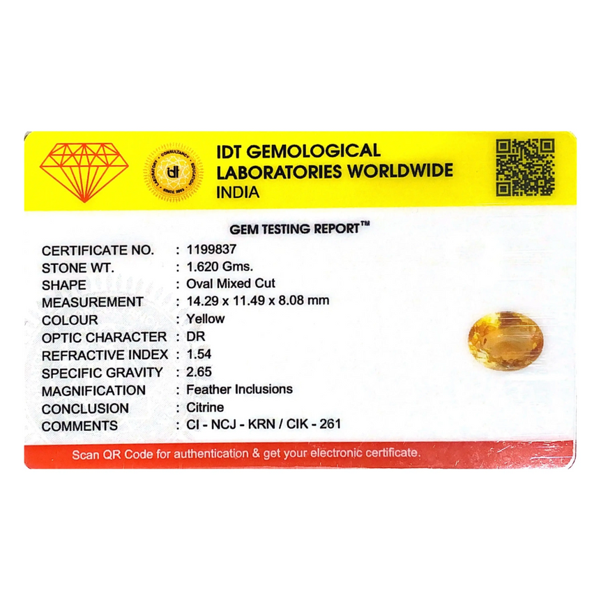 Citrine - 8.1 Carat