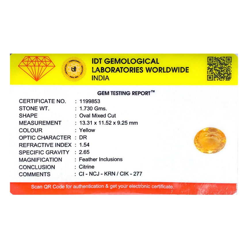 Citrine - 8.65 Carat