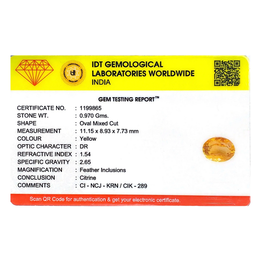 Citrine - 4.85 Carat