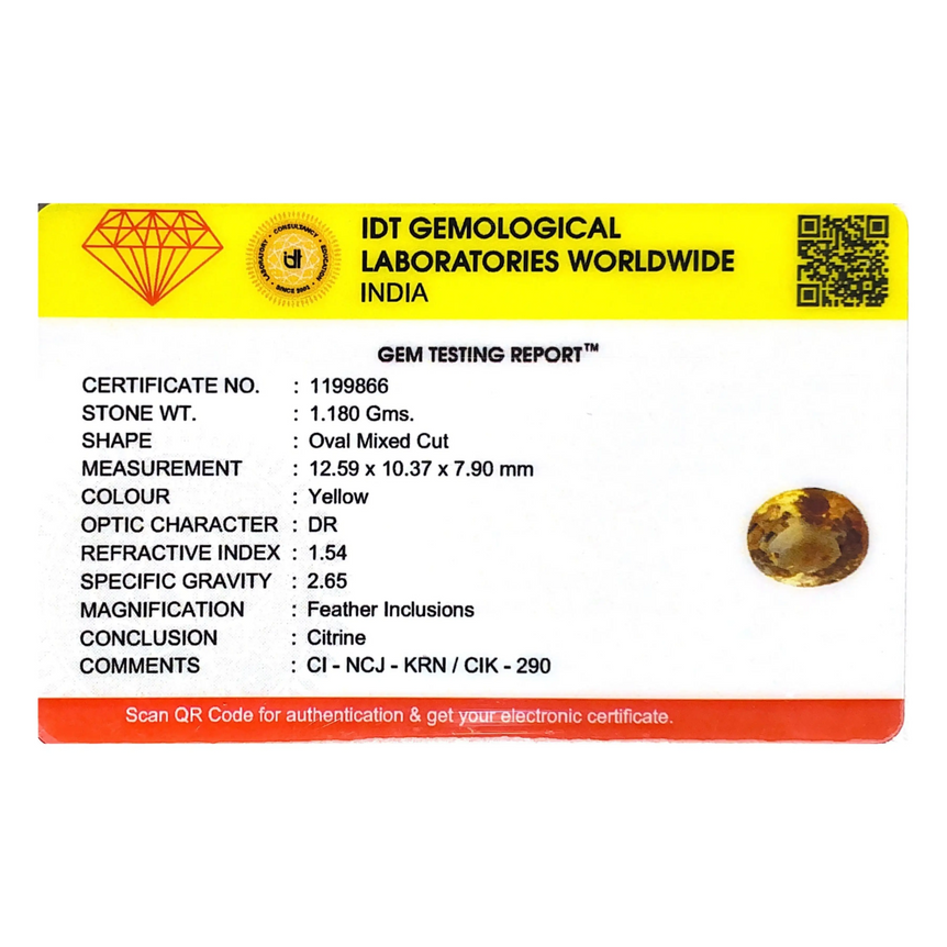 Citrine - 5.9 Carat