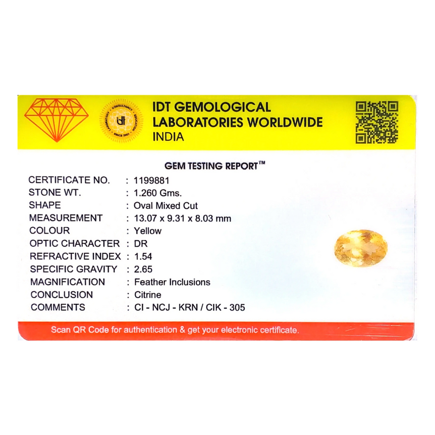 Citrine - 6.3 Carat