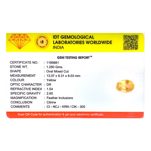 Citrine - 6.3 Carat