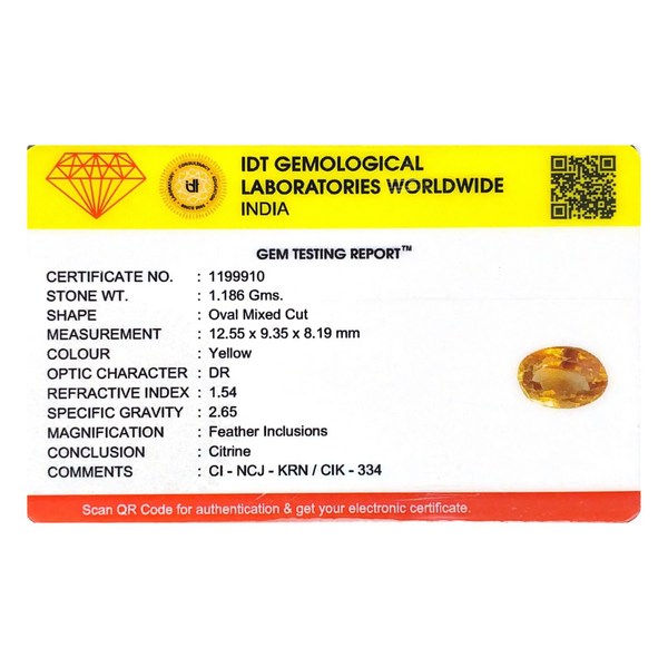 Citrine - 5.93 Carat