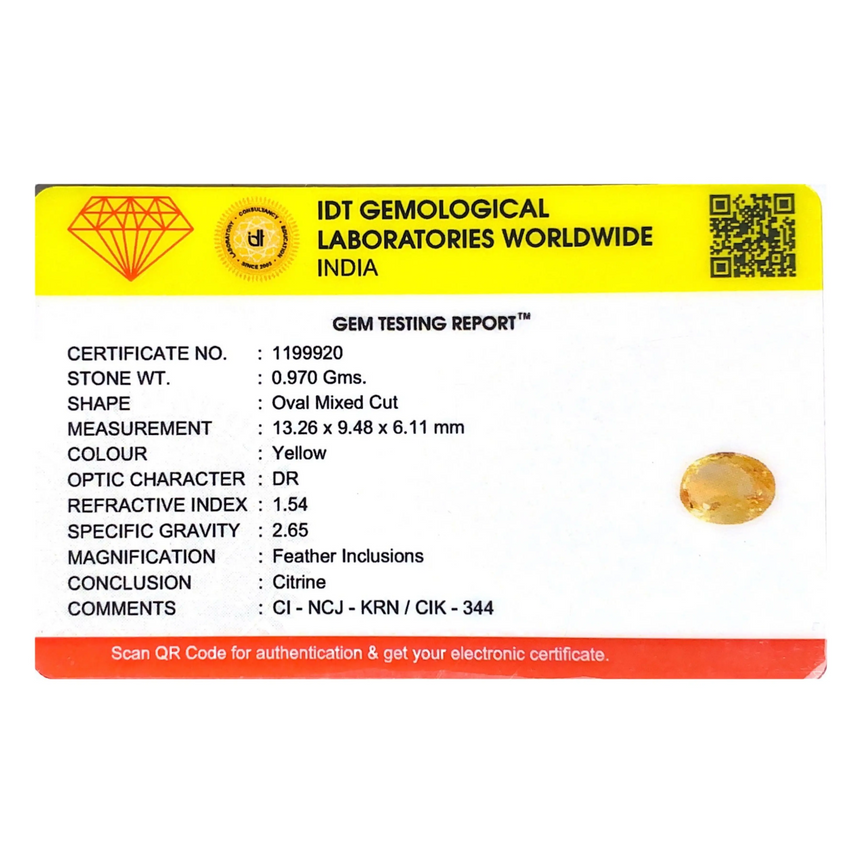 Citrine - 4.85 Carat