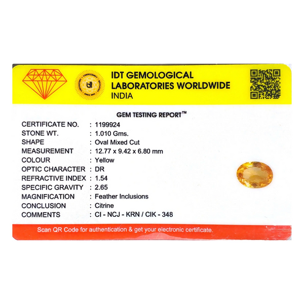 Citrine - 5.05 Carat