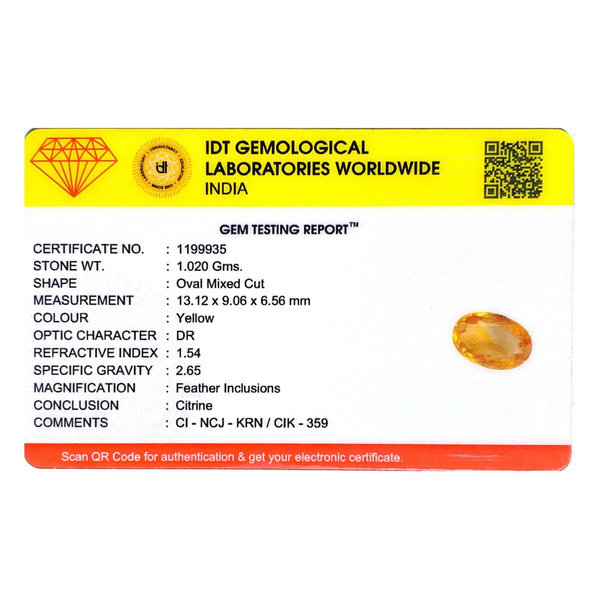 Citrine - 5.1 Carat