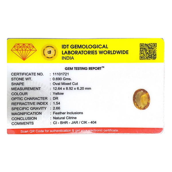 Citrine - 3.45 Carat