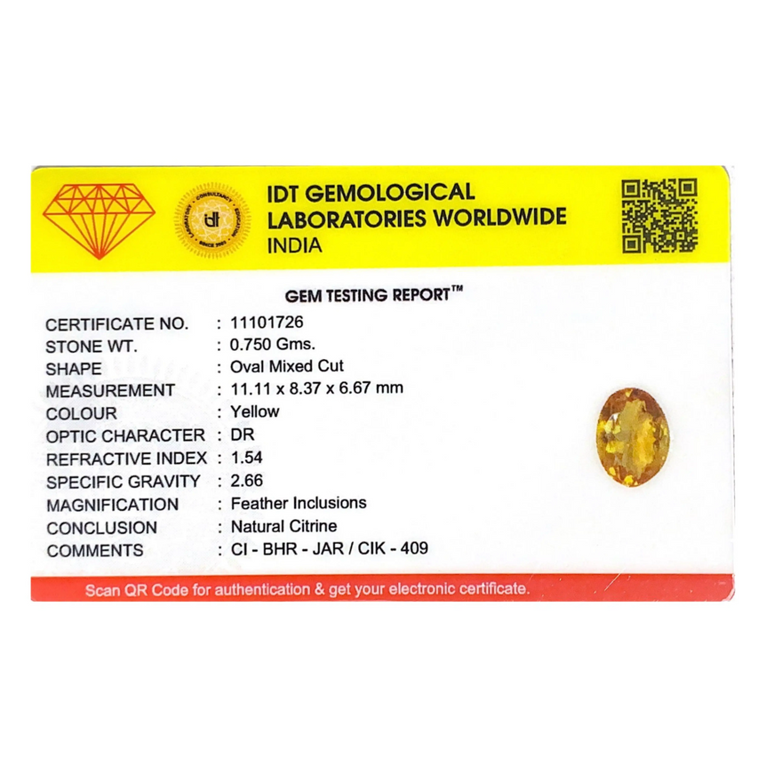 Citrine - 3.75 Carat
