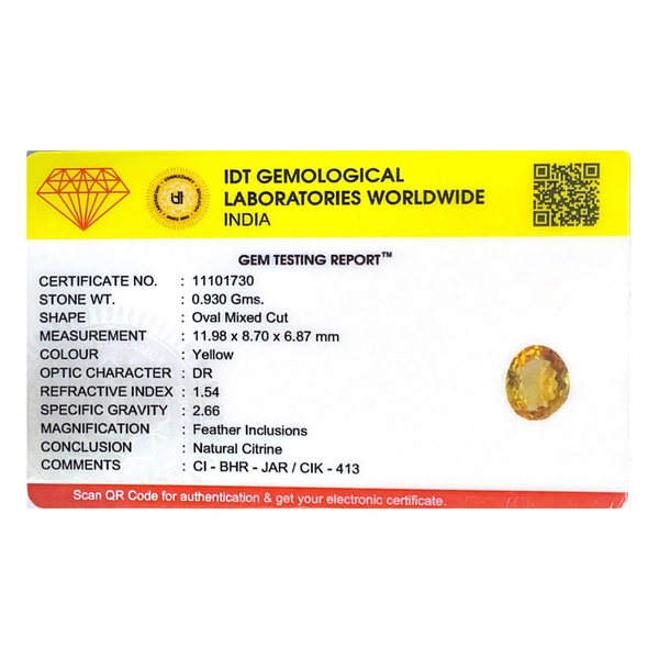 Citrine - 4.65 Carat