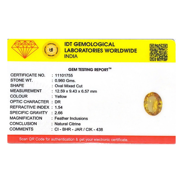 Citrine - 4.8 Carat
