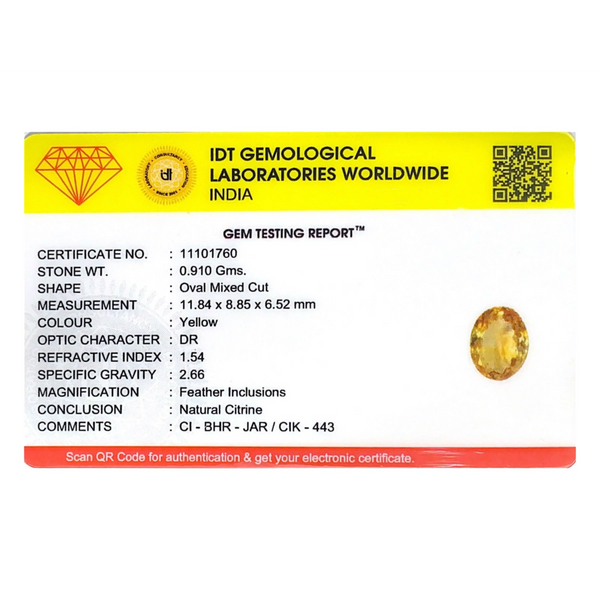 Citrine - 4.55 Carat