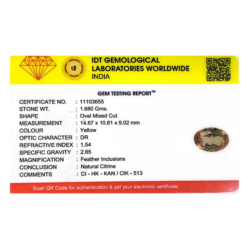 Citrine - 8.4 Carat