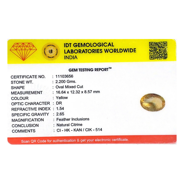 Citrine - 11 Carat