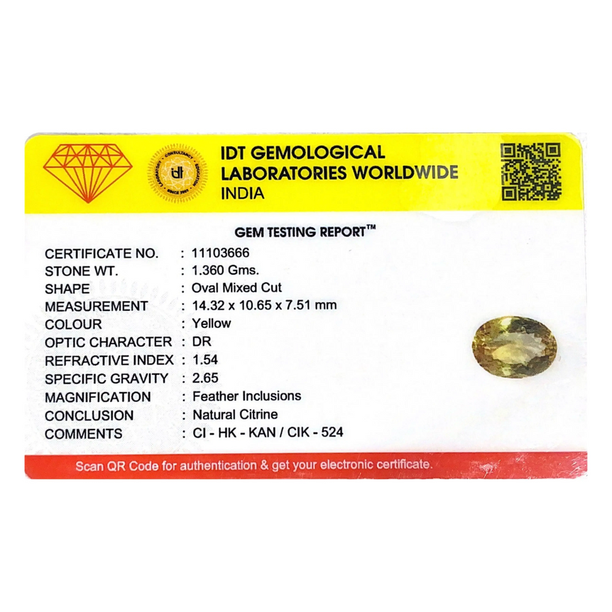 Citrine - 6.8 Carat