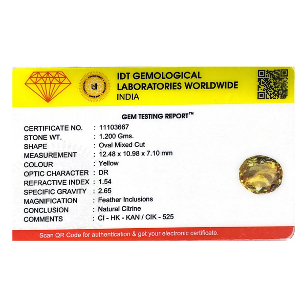 Citrine - 6 Carat