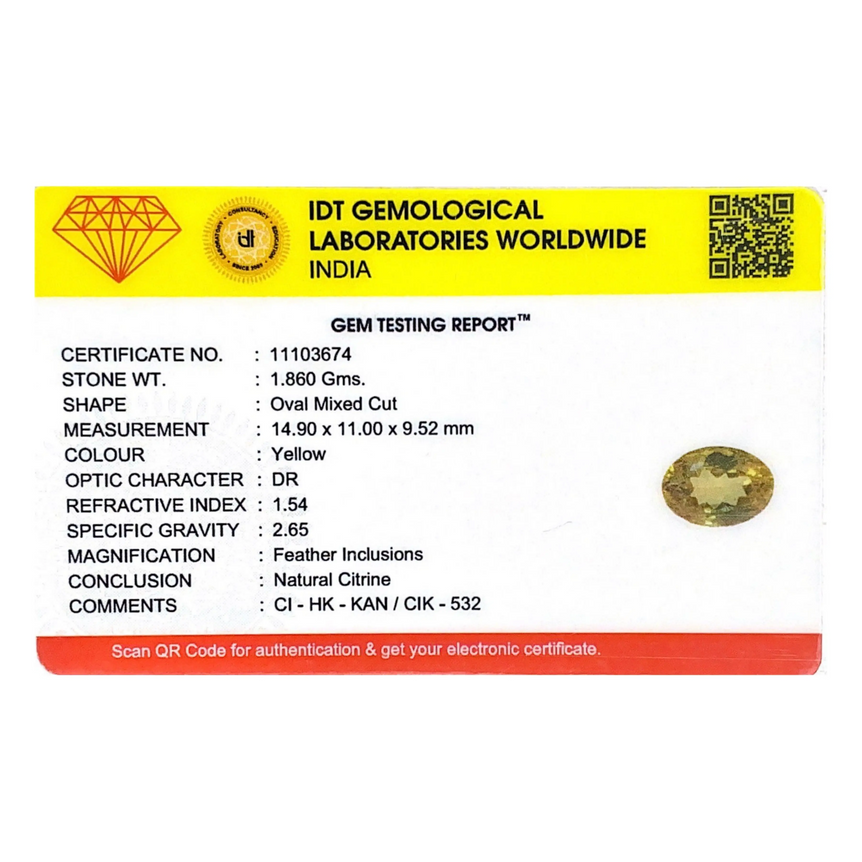 Citrine - 9.3 Carat