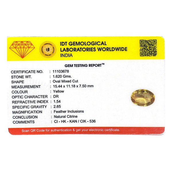Citrine - 8.1 Carat
