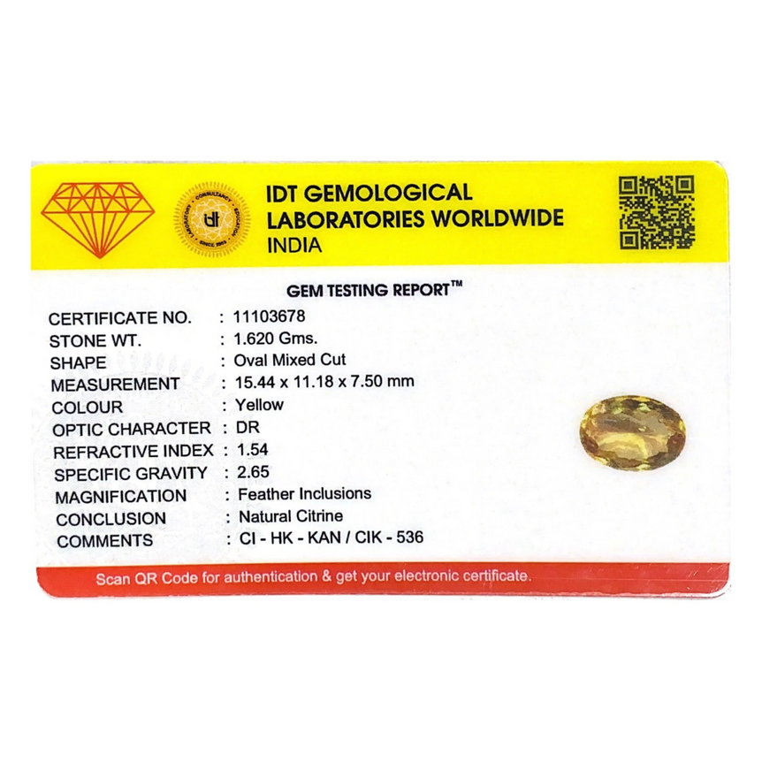 Citrine - 8.1 Carat