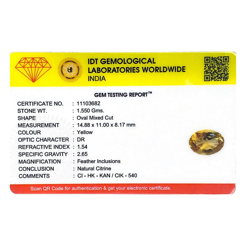 Citrine - 7.75 Carat