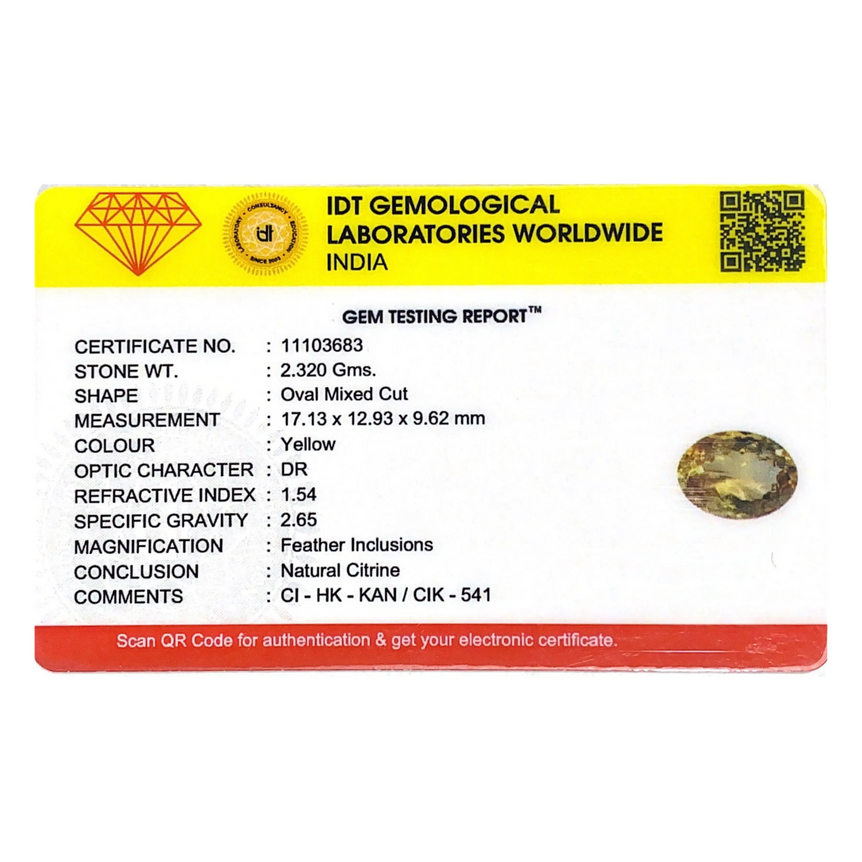 Citrine - 11.6 Carat