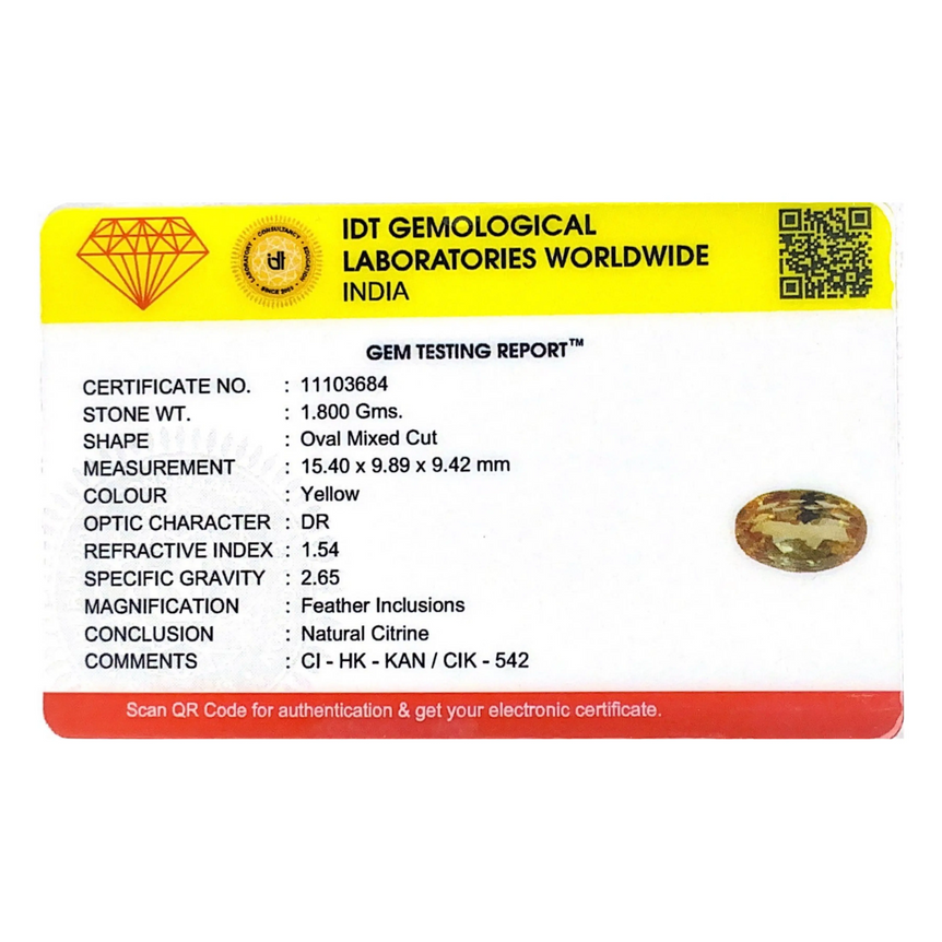 Citrine - 9 Carat