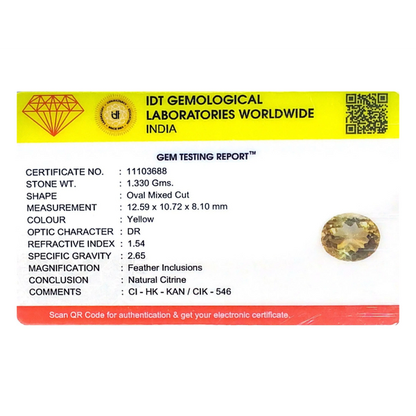 Citrine - 6.65 Carat