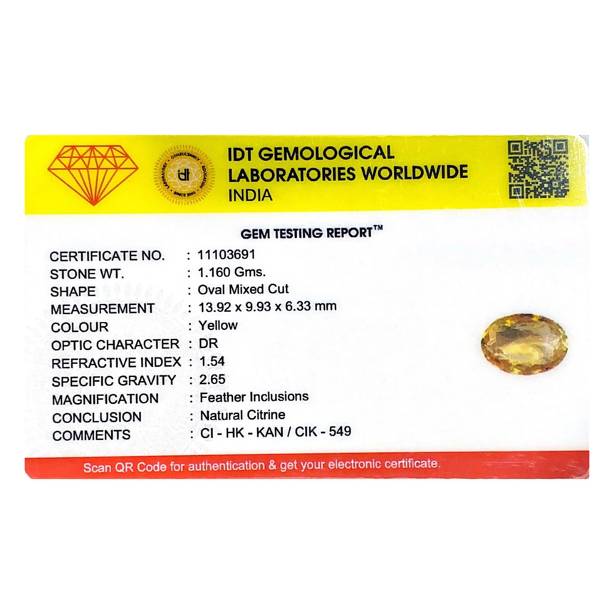 Citrine - 5.8 Carat