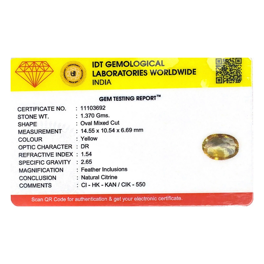 Citrine - 6.85 Carat