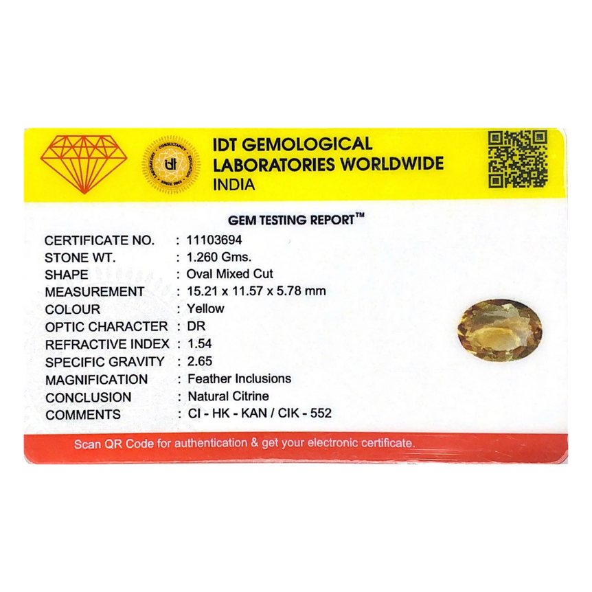 Citrine - 6.3 Carat