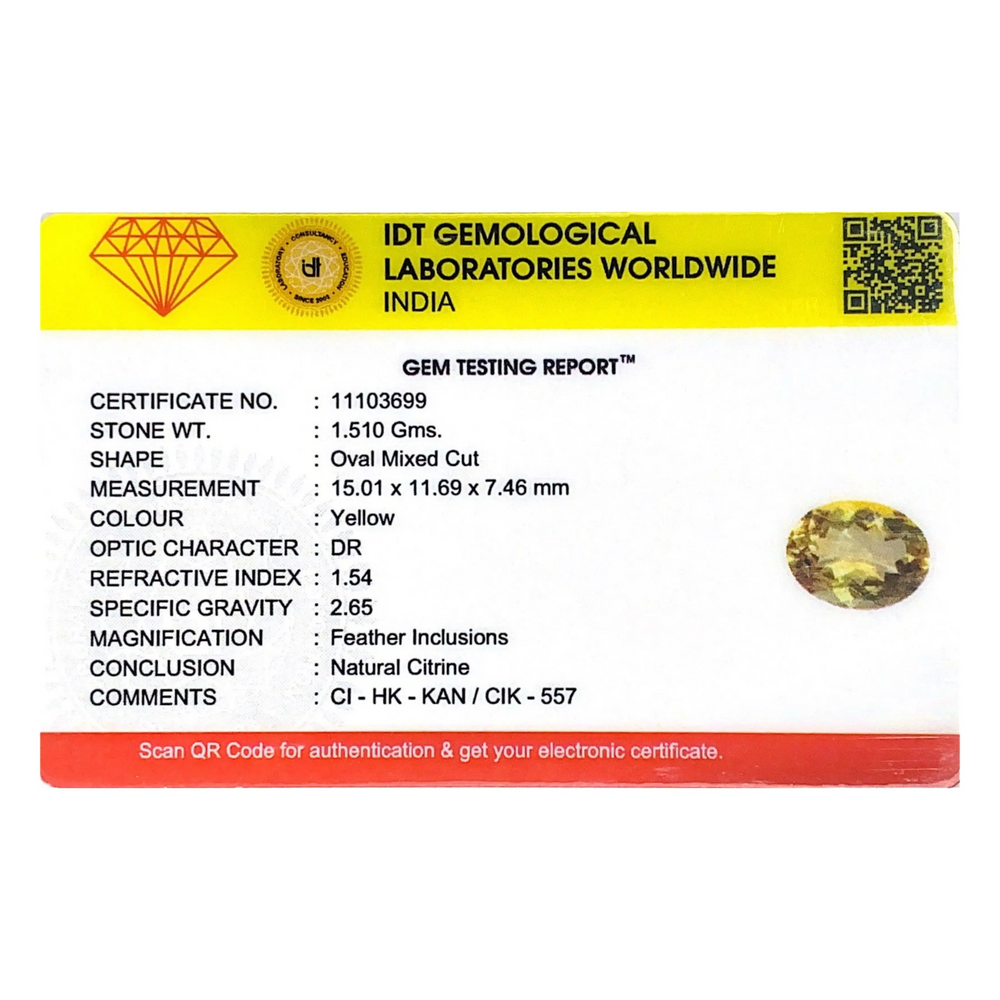 Citrine - 7.55 Carat