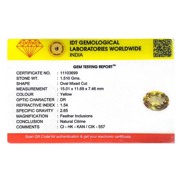 Citrine - 7.55 Carat