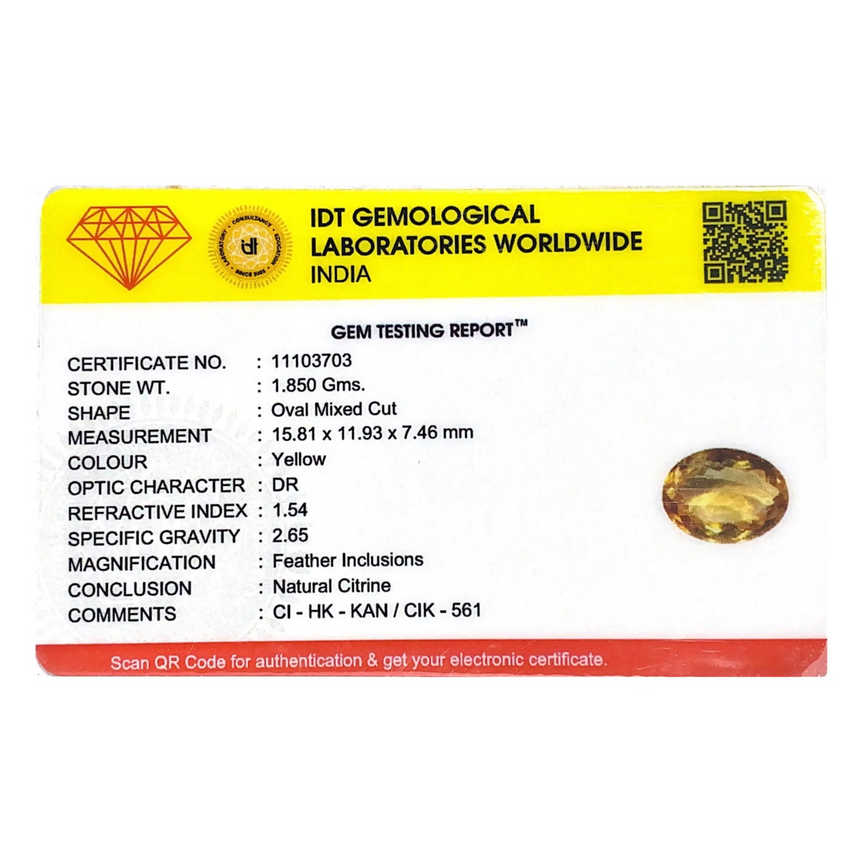 Citrine - 9.25 Carat