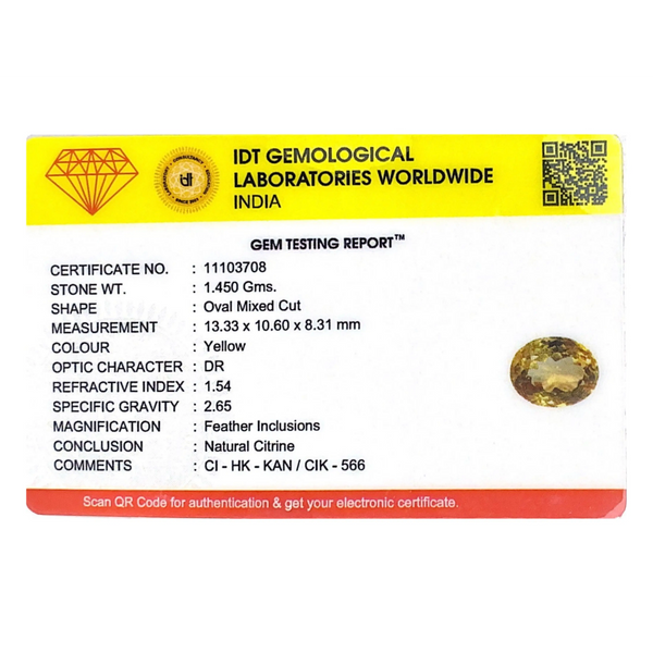Citrine - 7.25 Carat