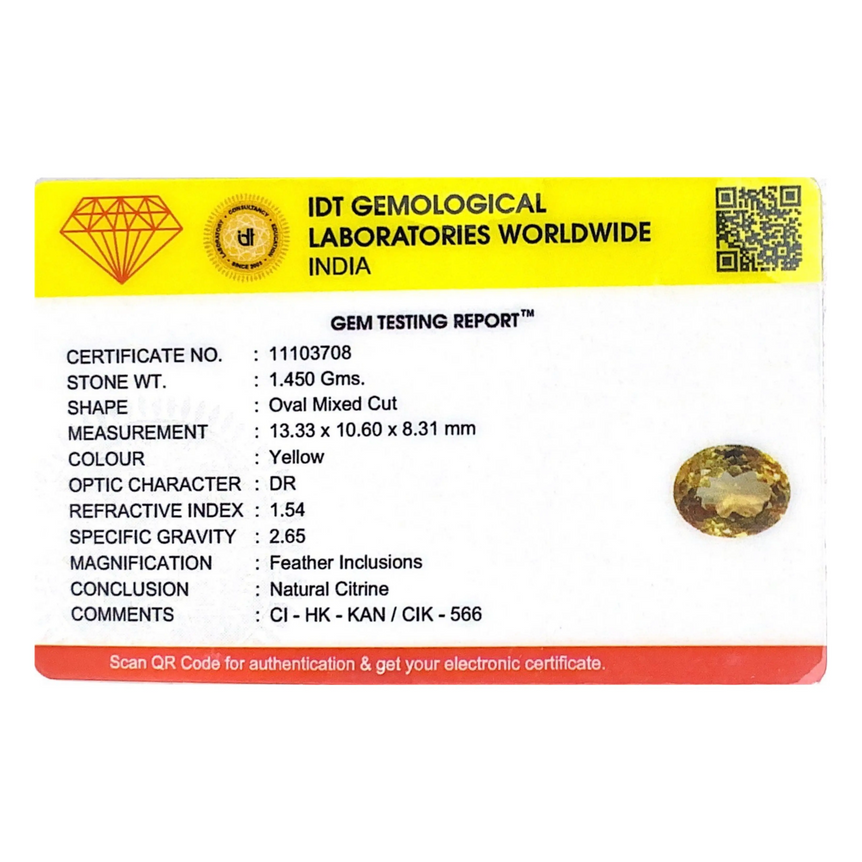 Citrine - 7.25 Carat