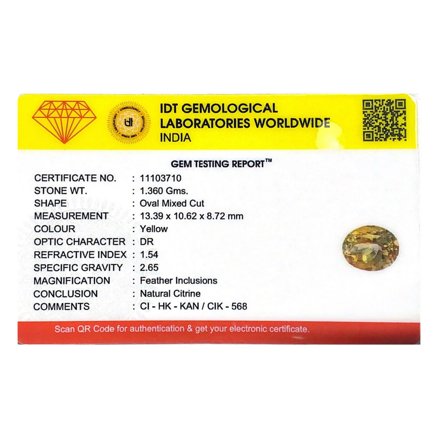 Citrine - 6.8 Carat