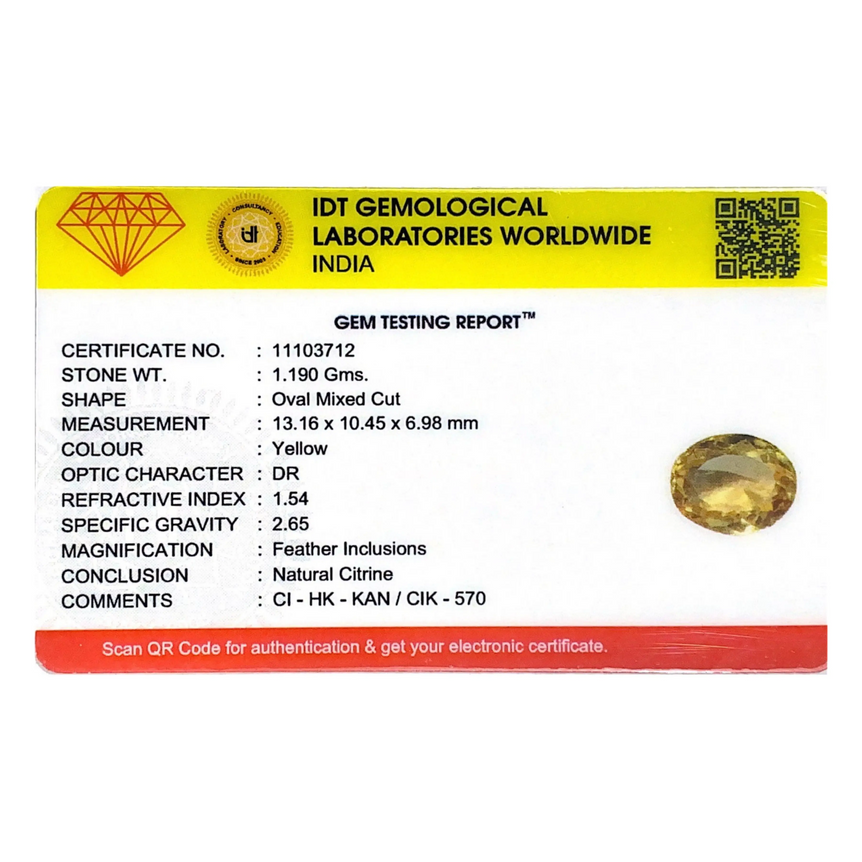 Citrine - 5.95 Carat