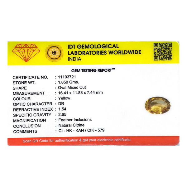 Citrine - 9.25 Carat