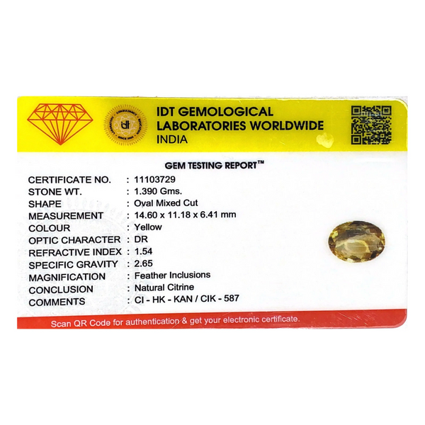 Citrine - 6.95 Carat