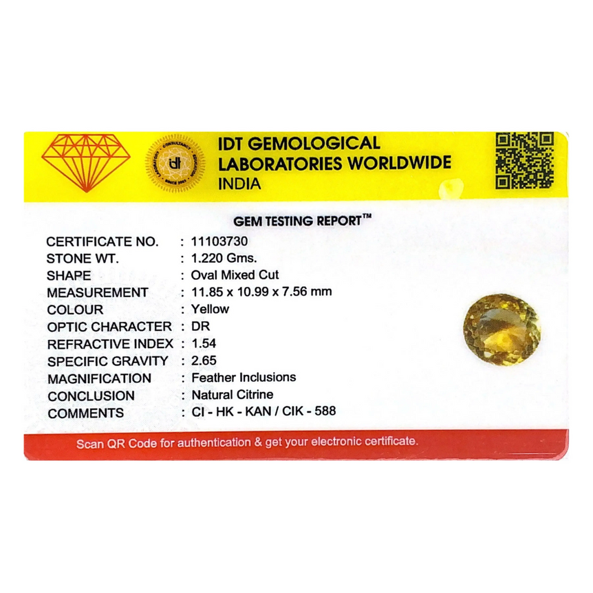 Citrine - 6.1 Carat