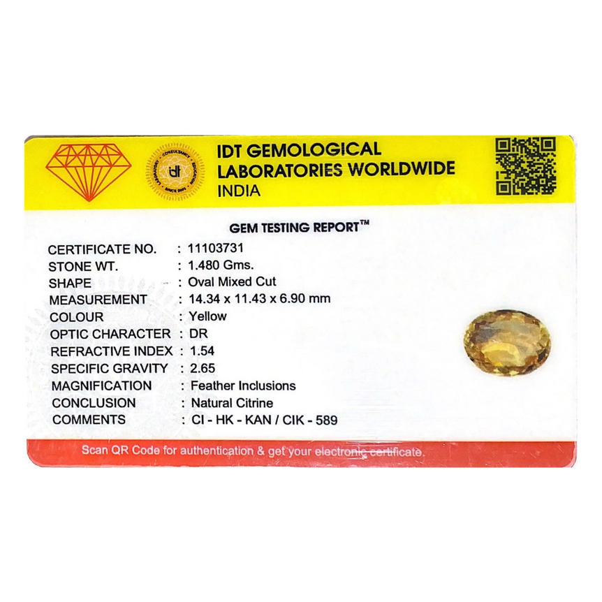 Citrine - 7.4 Carat