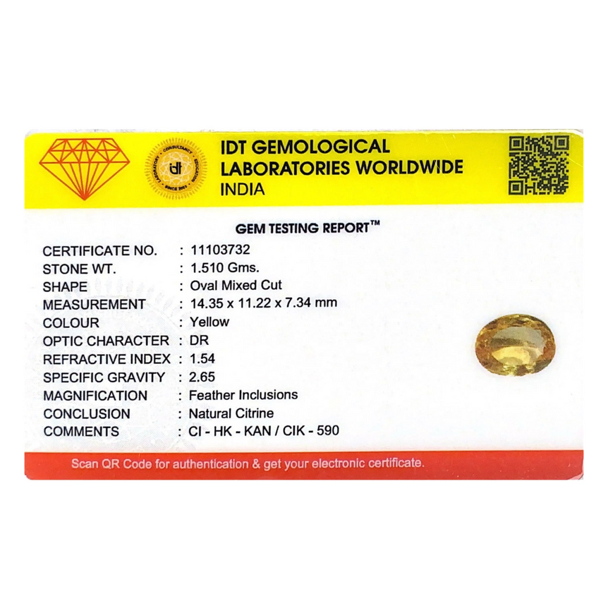 Citrine - 7.55 Carat