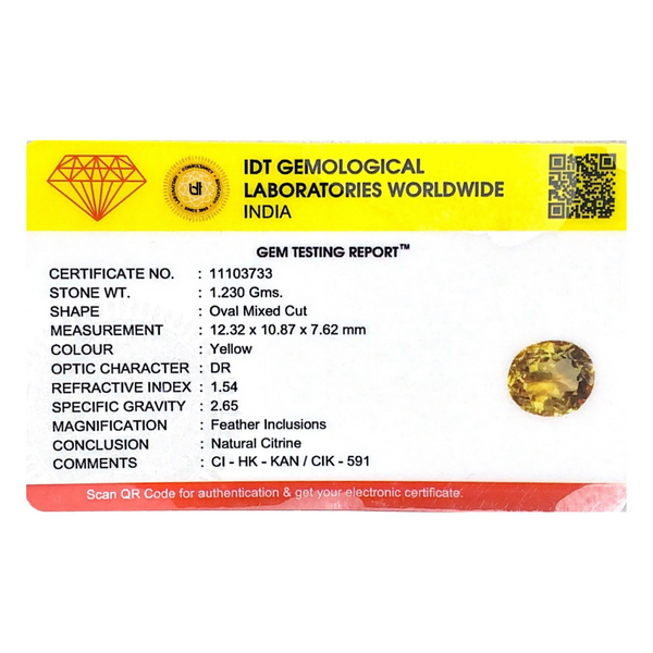 Citrine - 6.15 Carat