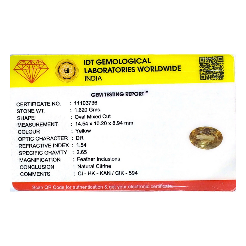 Citrine - 8.1 Carat