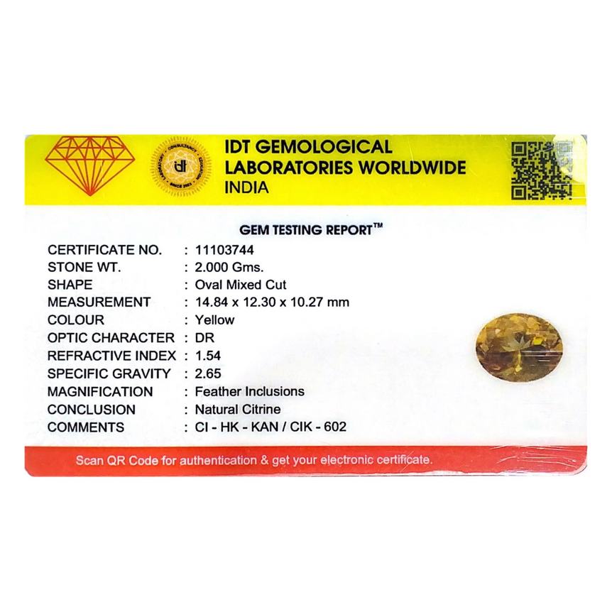 Citrine - 10 Carat